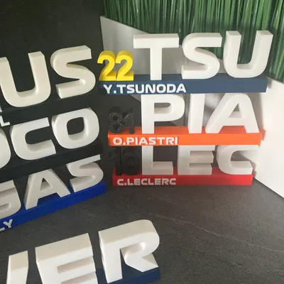 logo f1 3D 2025