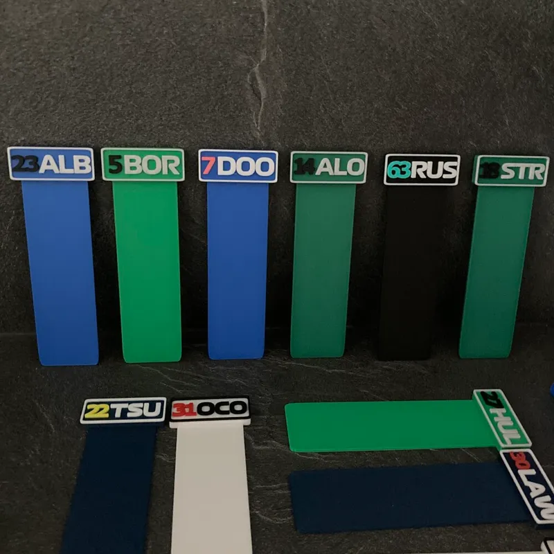 marque page f1 2025