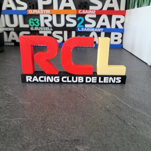 logo décoratif rc lens