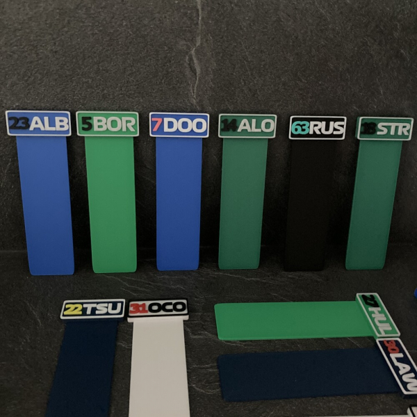 marque page f1 2025